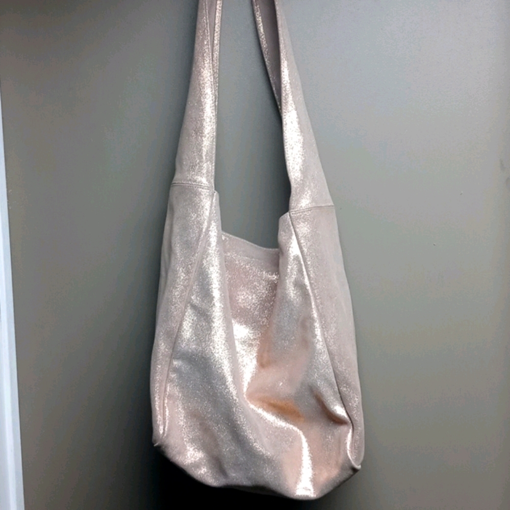 Montserrat DeLucca Rose Gold hobo